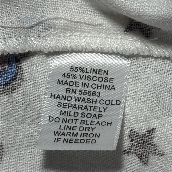 C&C California Linen One Shoulder Dress Sea Shells - Picture 10 of 11